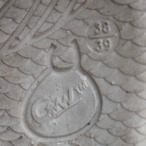 Novelty Fish Slip-on Beach Sandals in Green - Picture 5 of 5